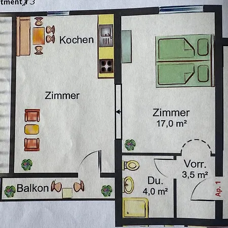 Apartamento Wetterstein 3 *
